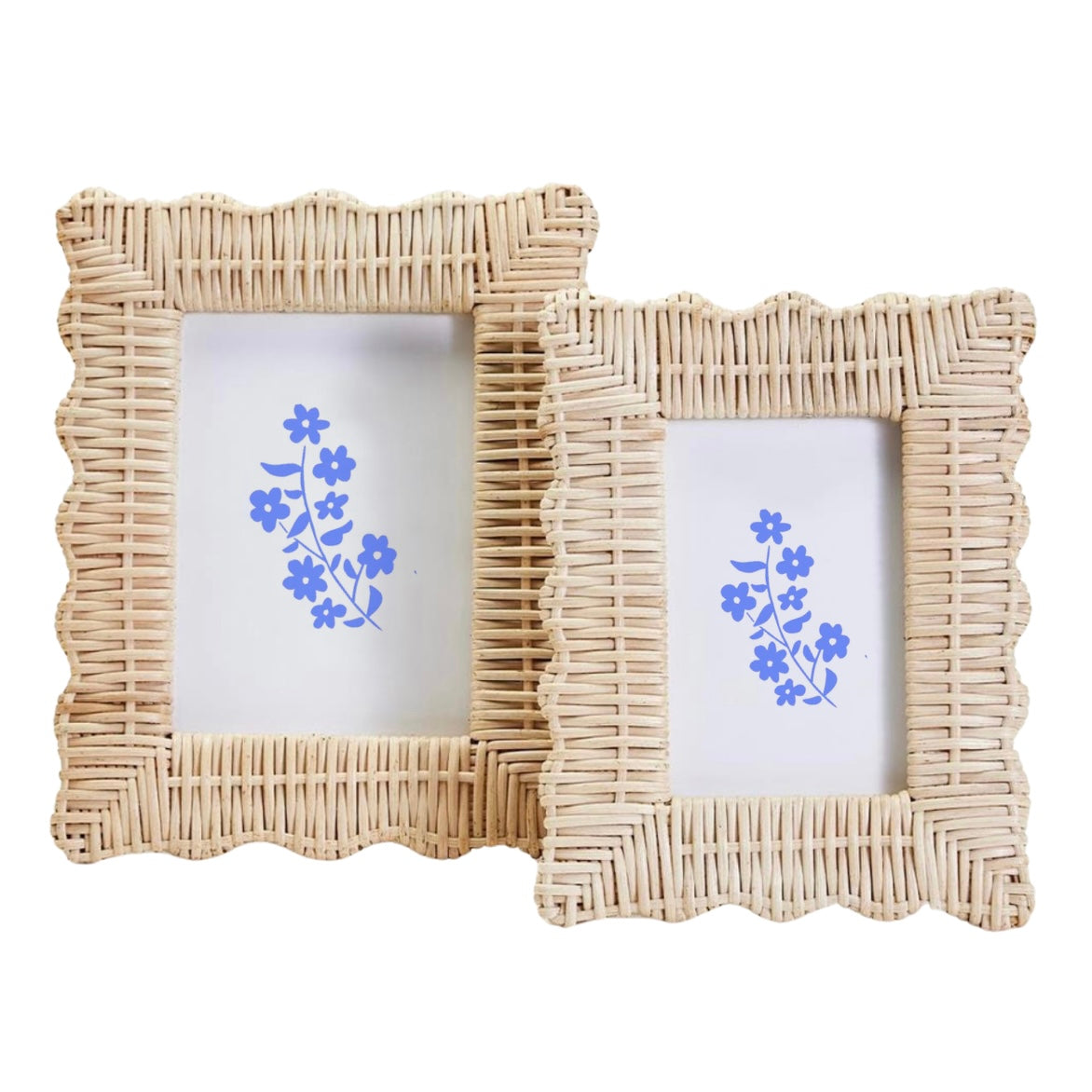 Wicker Weave Photo Frames (Two Sizes)