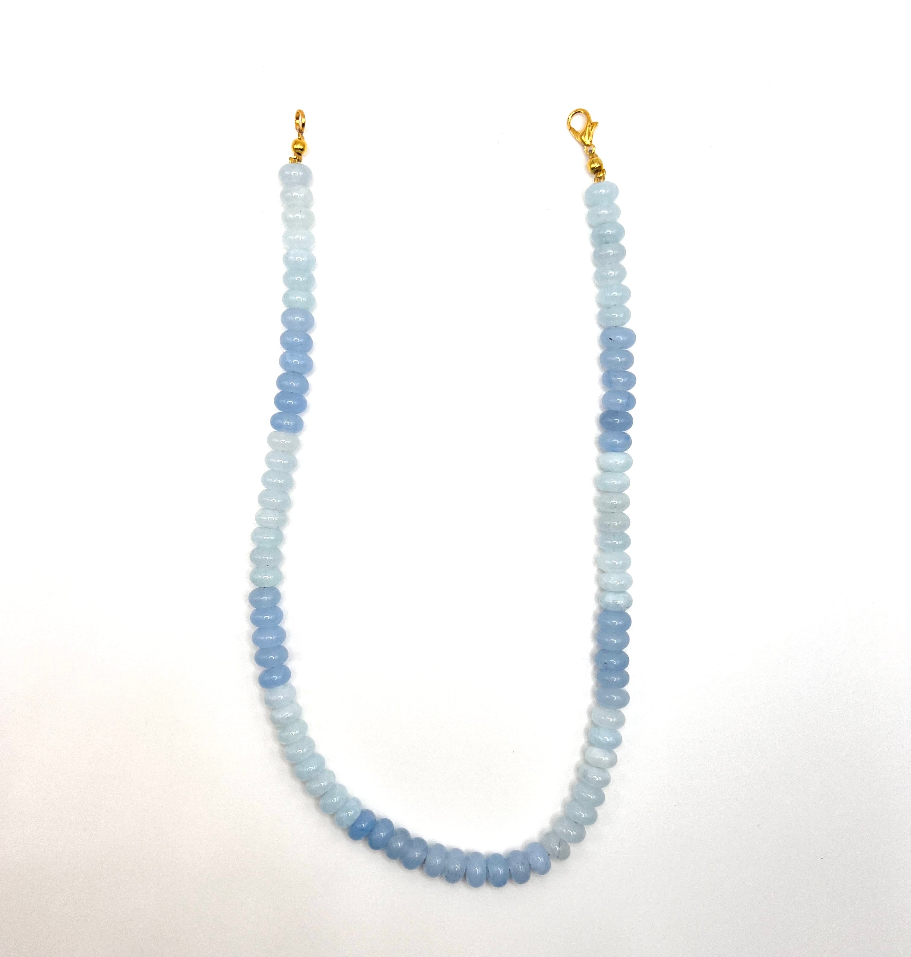 Light Blue/Aqua Gemstone Necklace