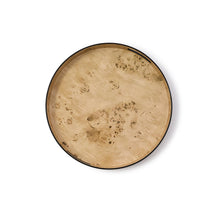 Load image into Gallery viewer, Burled Wood Round Trays (SET OF 3)