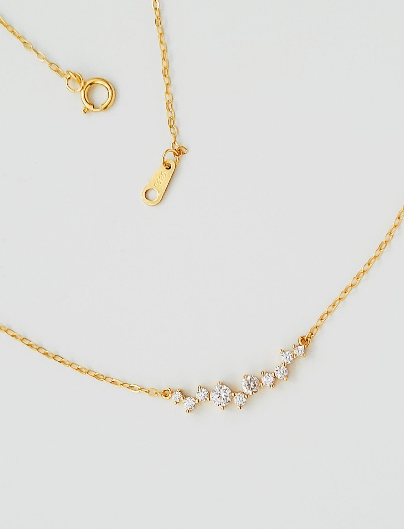 Gold Cluster Necklace