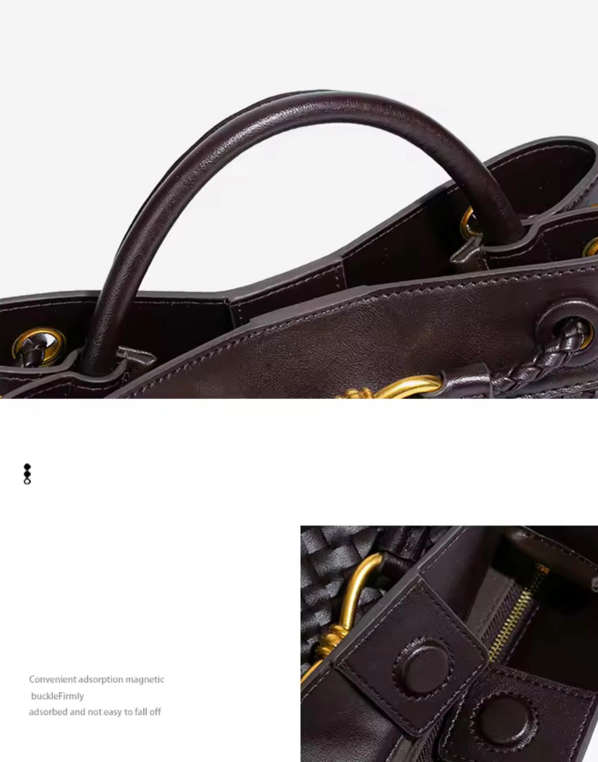 Infiniti Woven Coffee Crossbody