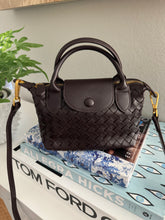 Load image into Gallery viewer, Burgundy/Brown Quilted Rowan Crossbody (Small)