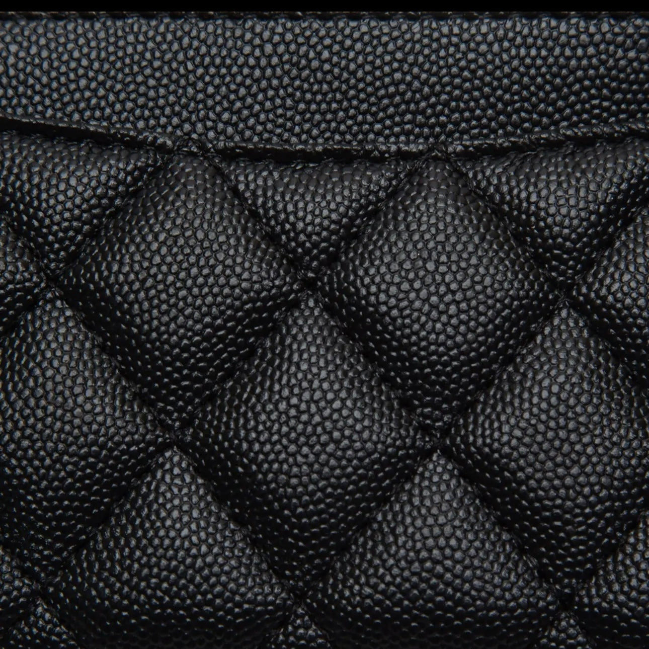 Quilted Card Holder (Black)