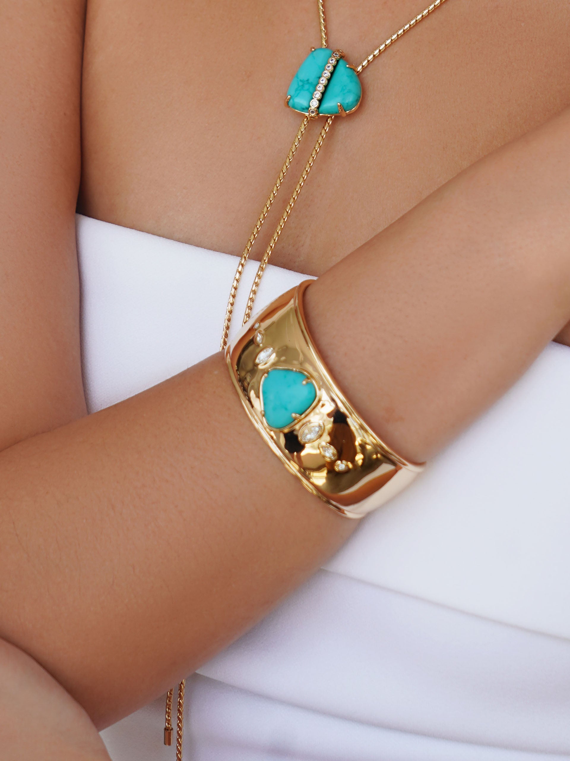 Turquoise Solstice Thick Cuff