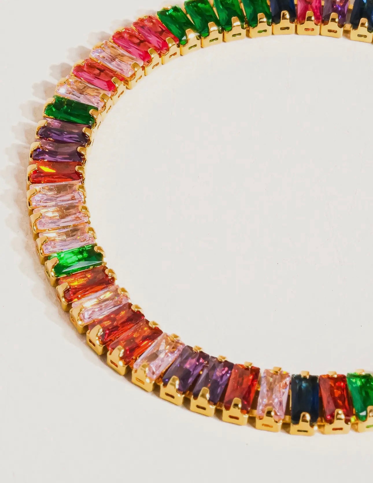 Hazel 18K Gold Multicolor Bracelet