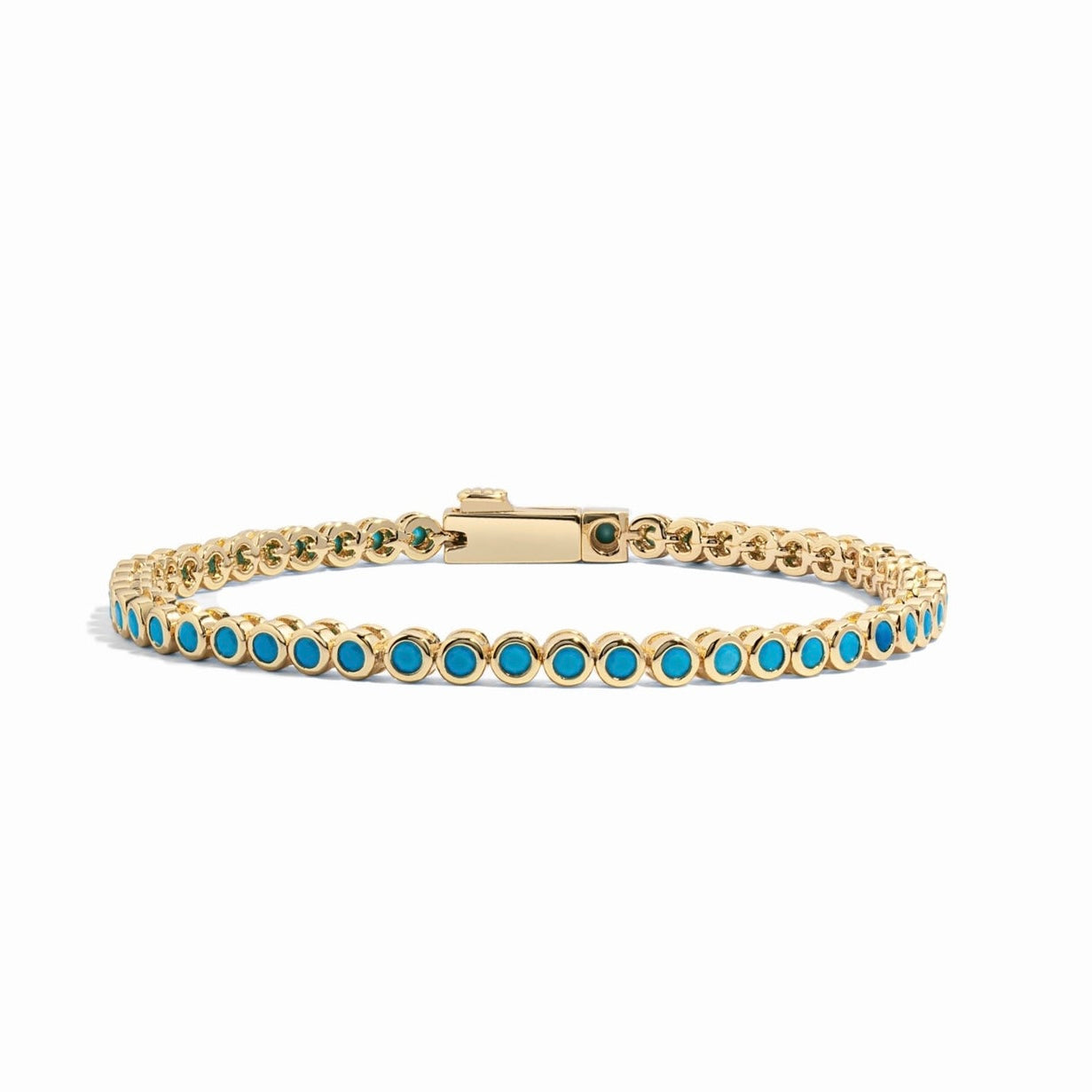 Turquoise Bezel Bracelet