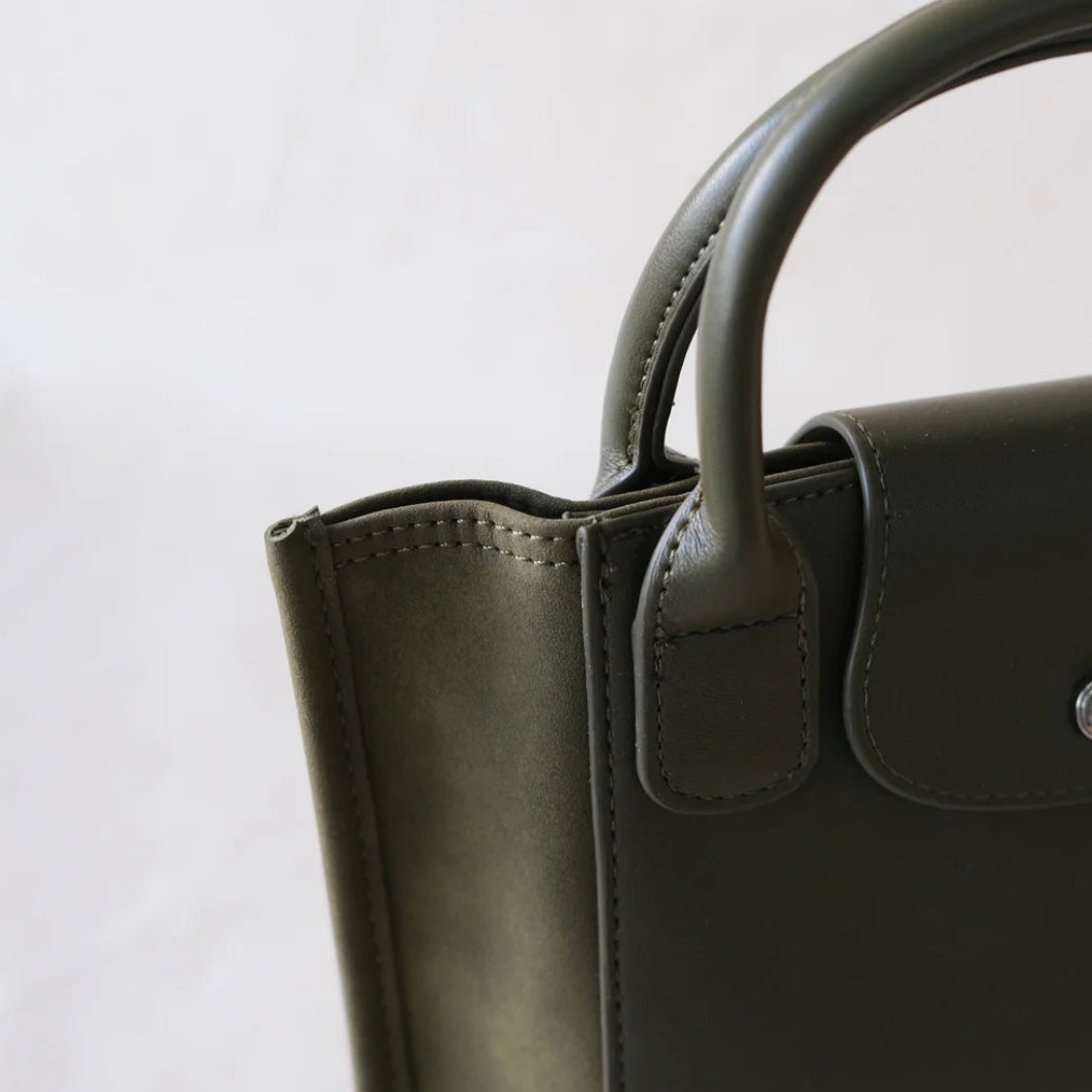 The Milan Tote - Olive