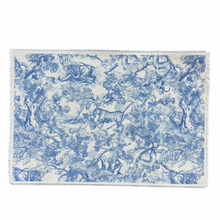 Load image into Gallery viewer, French Toile Cotton Linen Placemats (Set of 2)