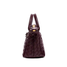 Load image into Gallery viewer, Burgundy/Brown Quilted Rowan Crossbody (Small)