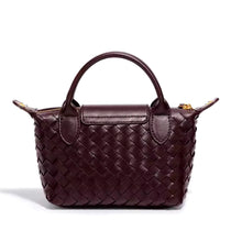 Load image into Gallery viewer, Burgundy/Brown Quilted Rowan Crossbody (Small)