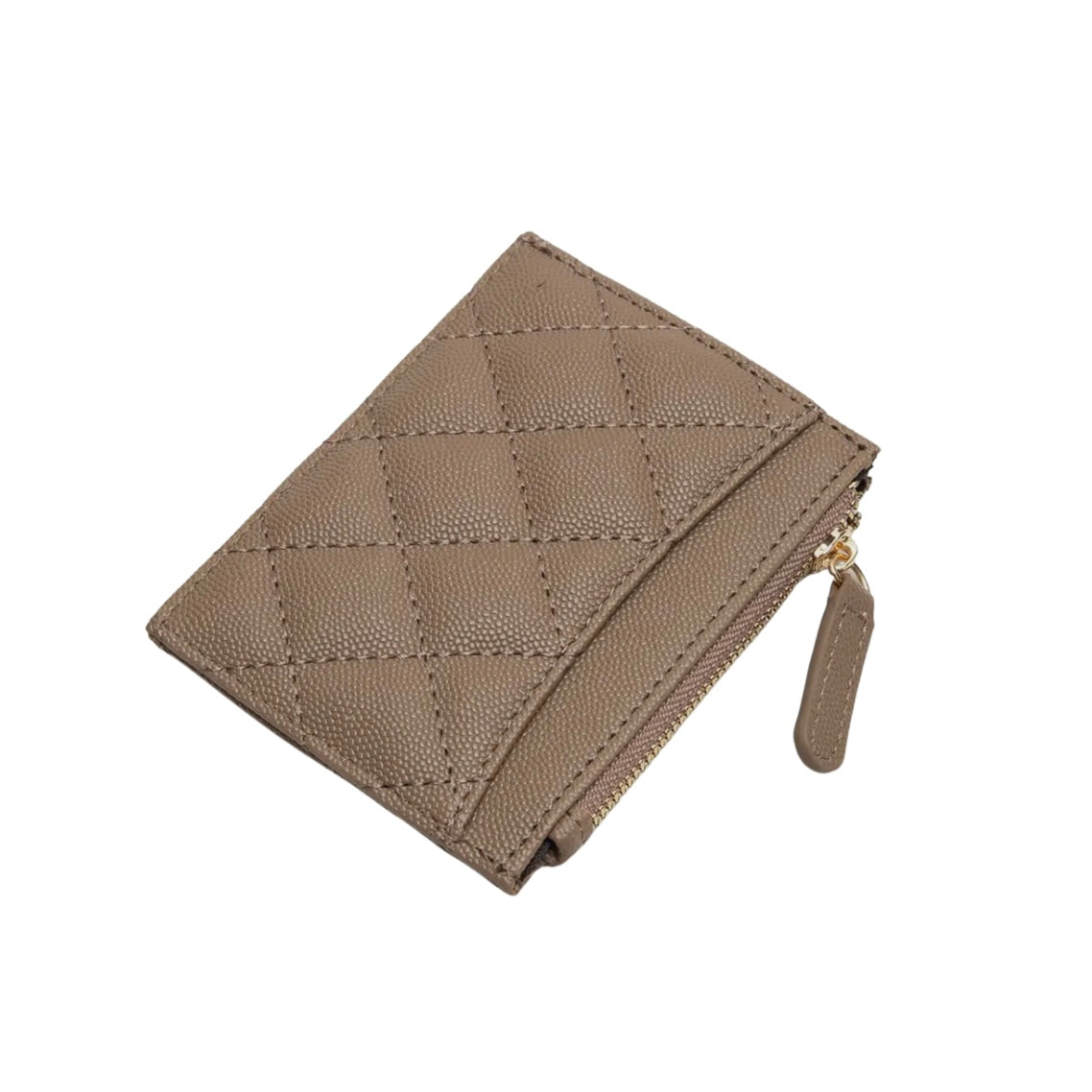 Quilted Card Holder (Cumin)