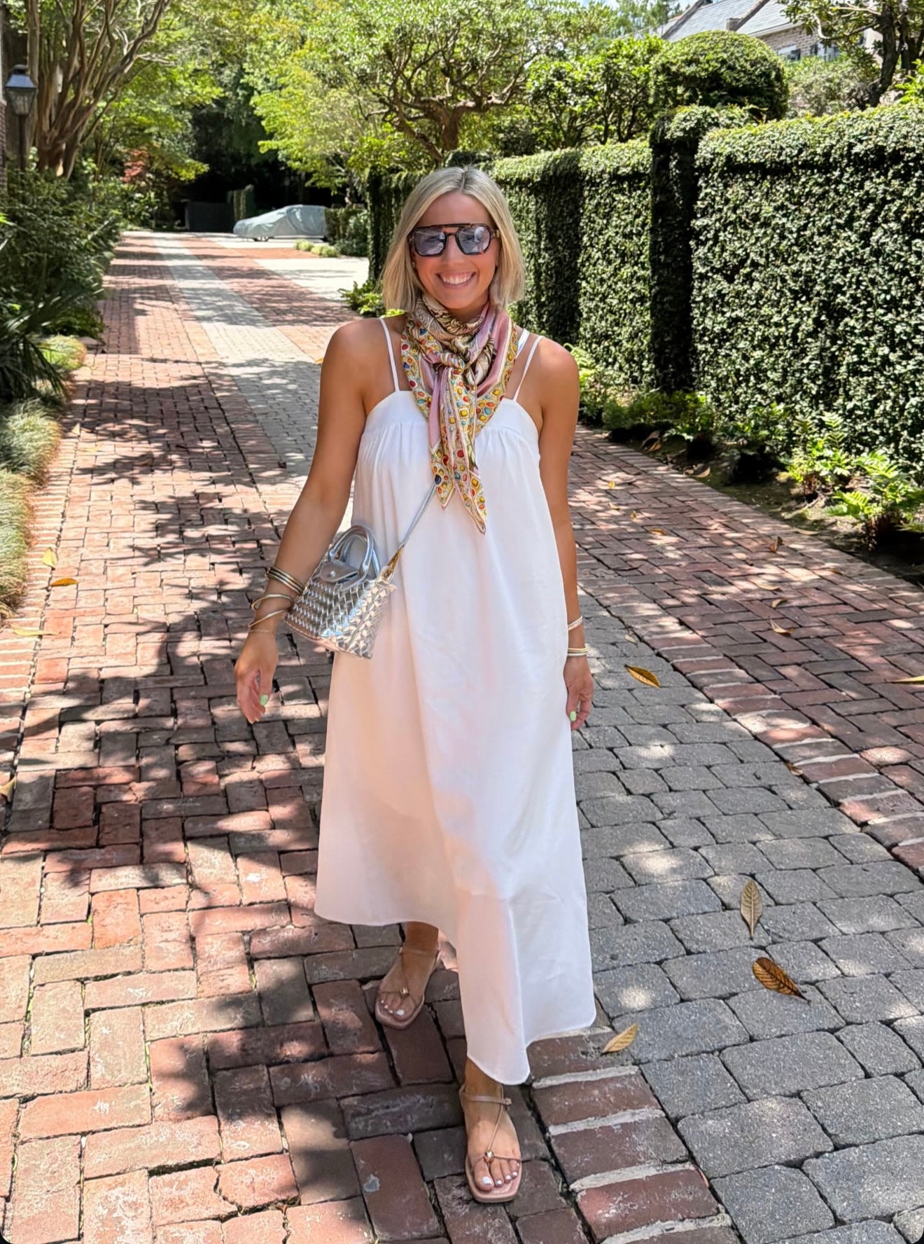 Silver Quilted Rowan Crossbody