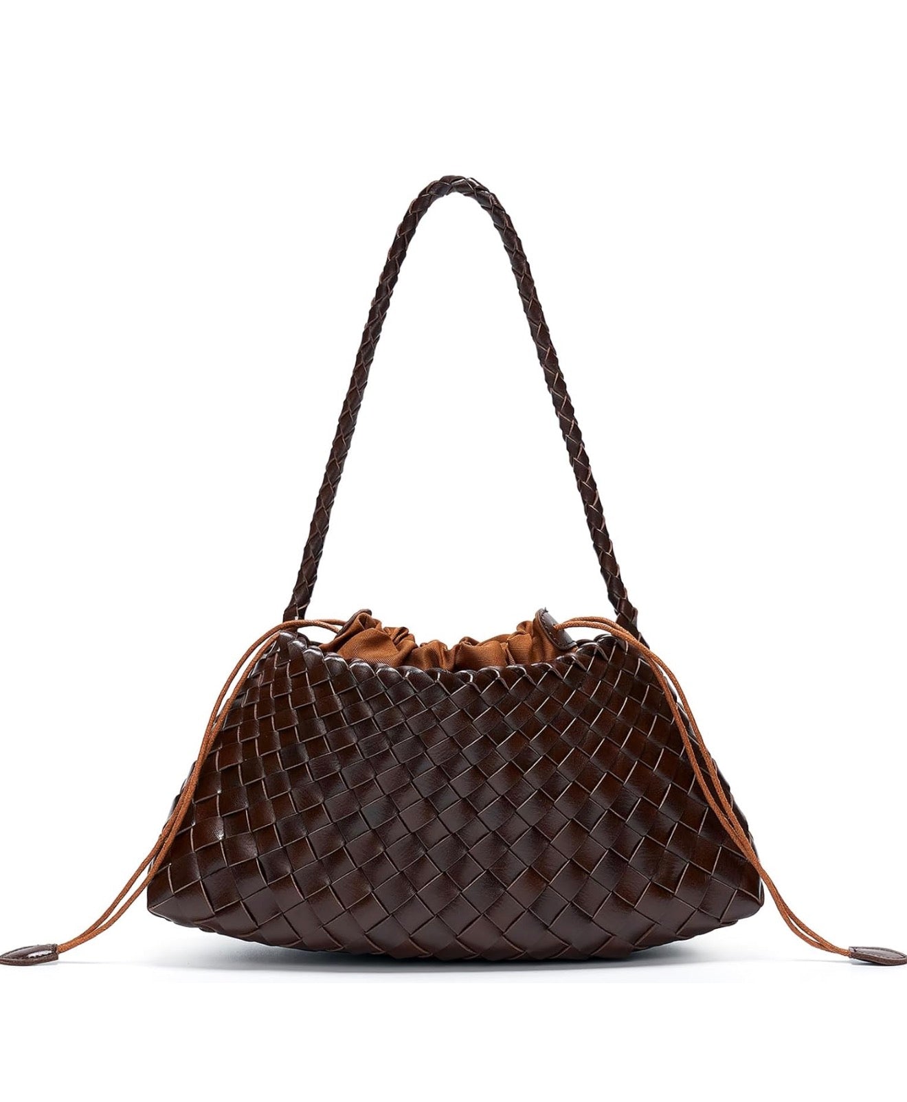 Iris Coffee Woven Tote