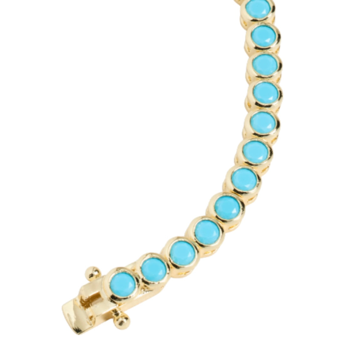 Turquoise Bezel Bracelet