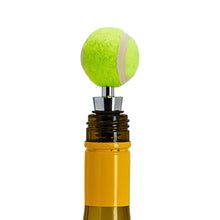 Load image into Gallery viewer, Tennis Stemless Wine Glass with Tennis Ball Wine Stopper