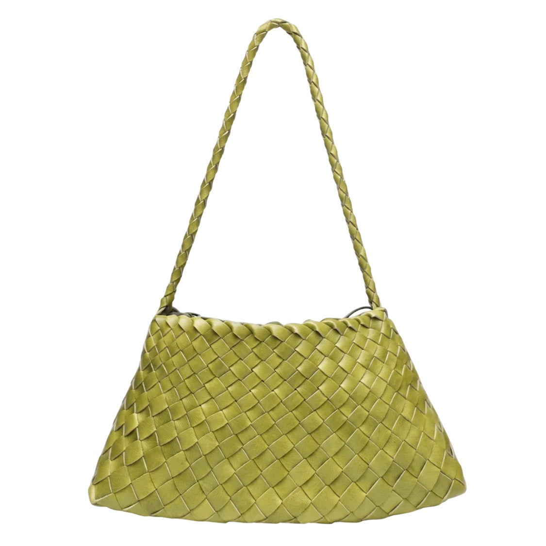 Iris Lime Woven Tote