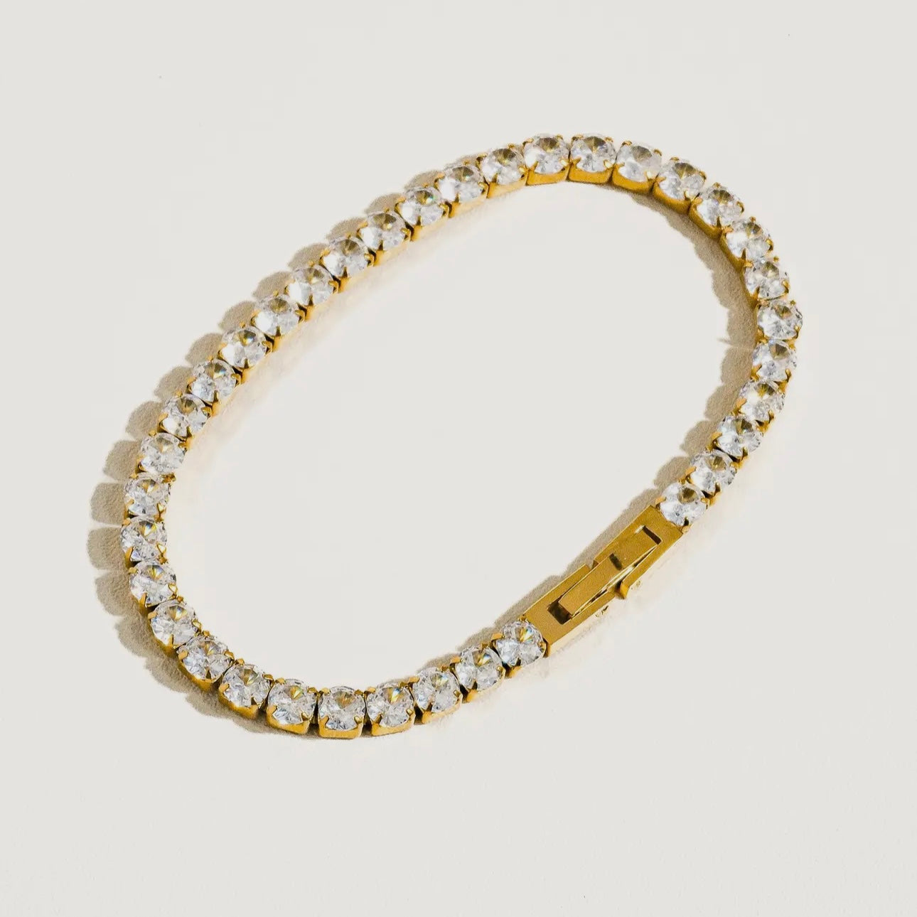 Lumi Tennis Bracelet (Gold)