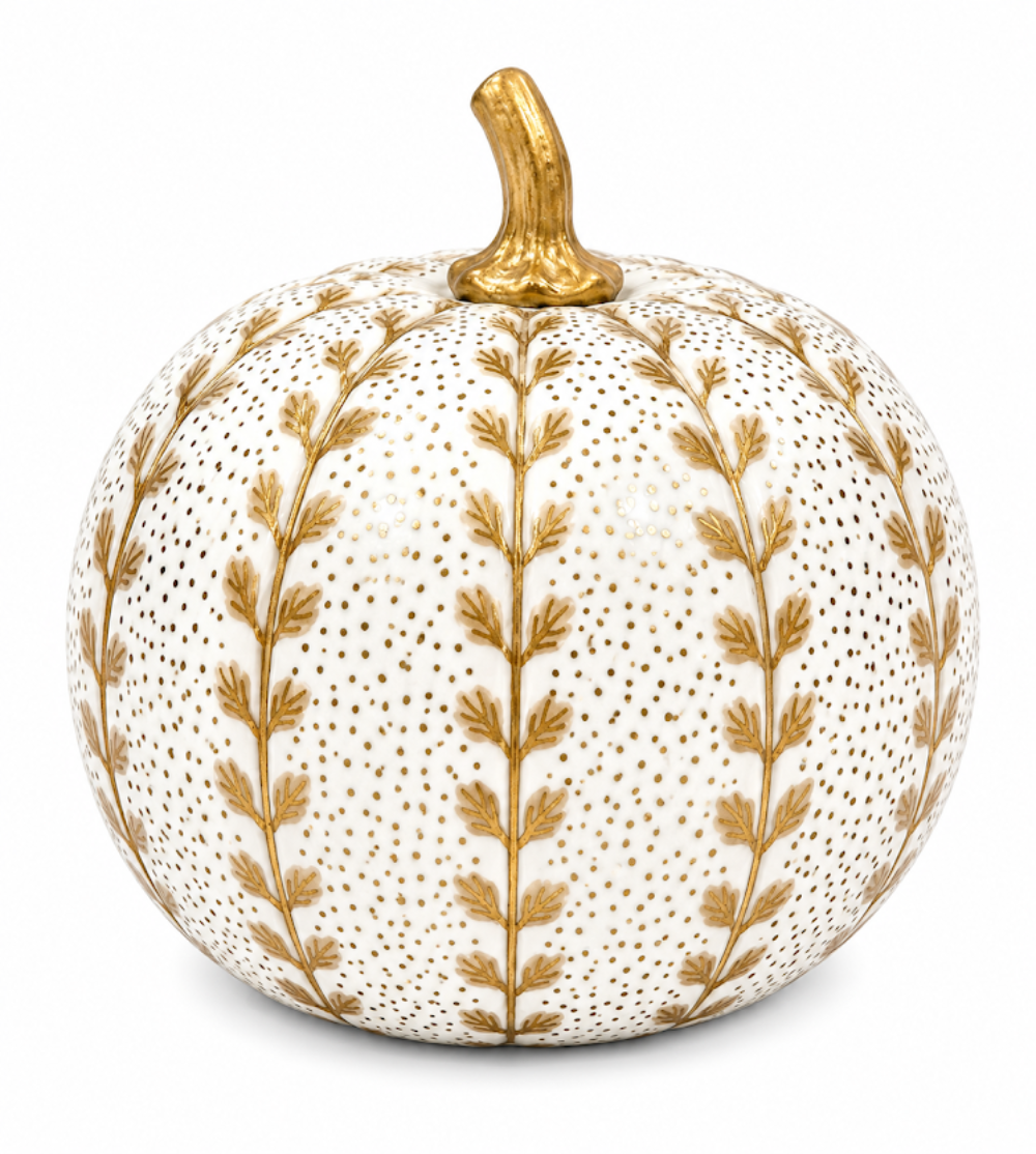 Gold Meadow Sprig Pumpkin