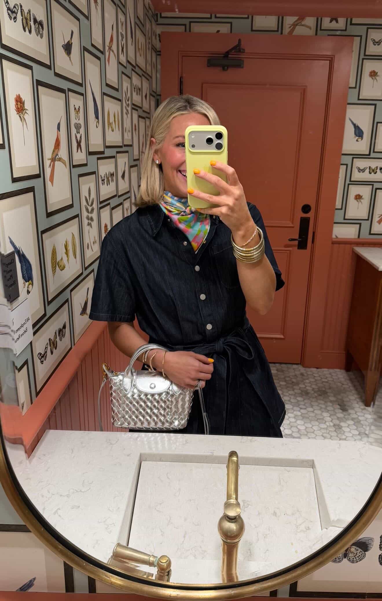 Silver Quilted Rowan Crossbody