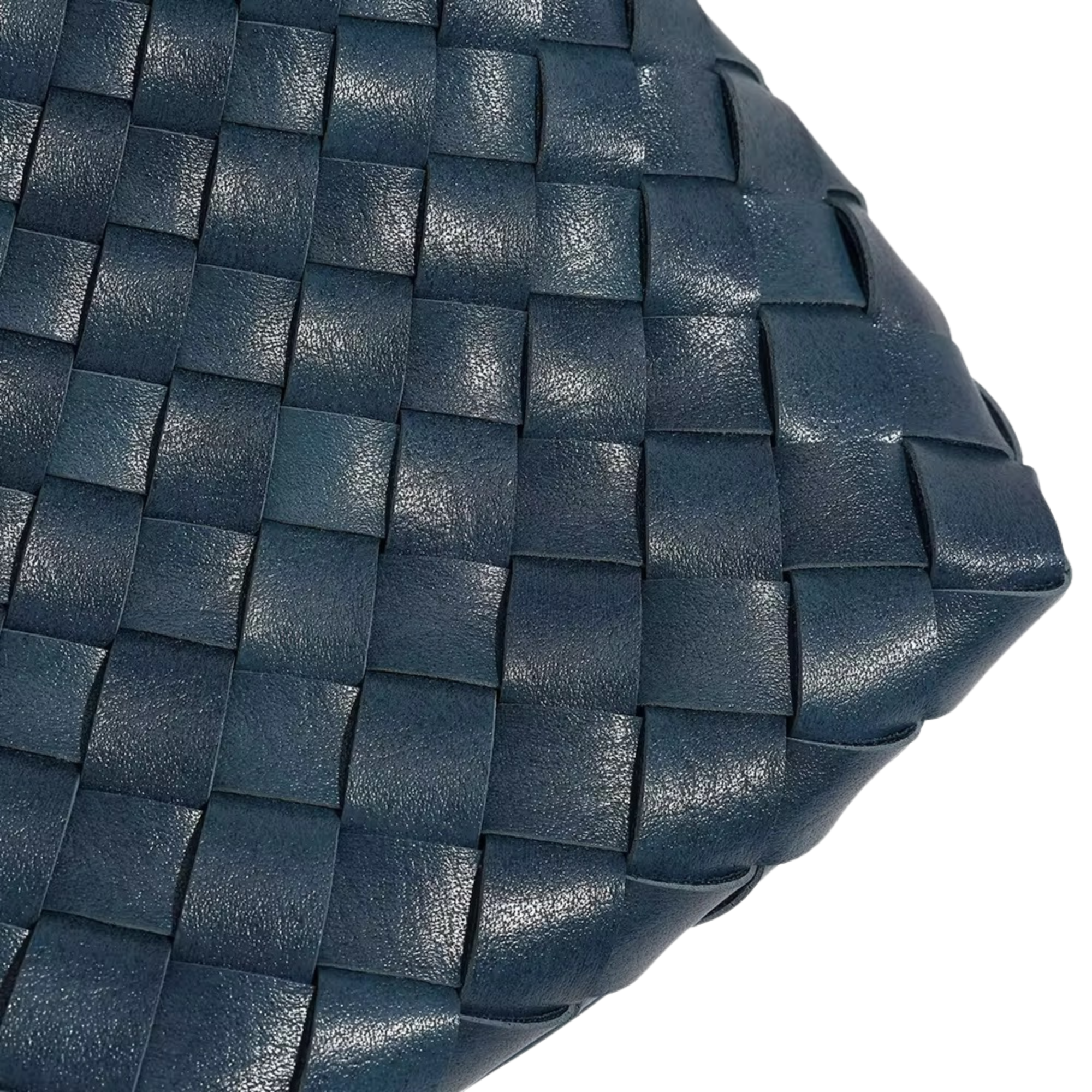 Iris Victorian Blue Woven Tote