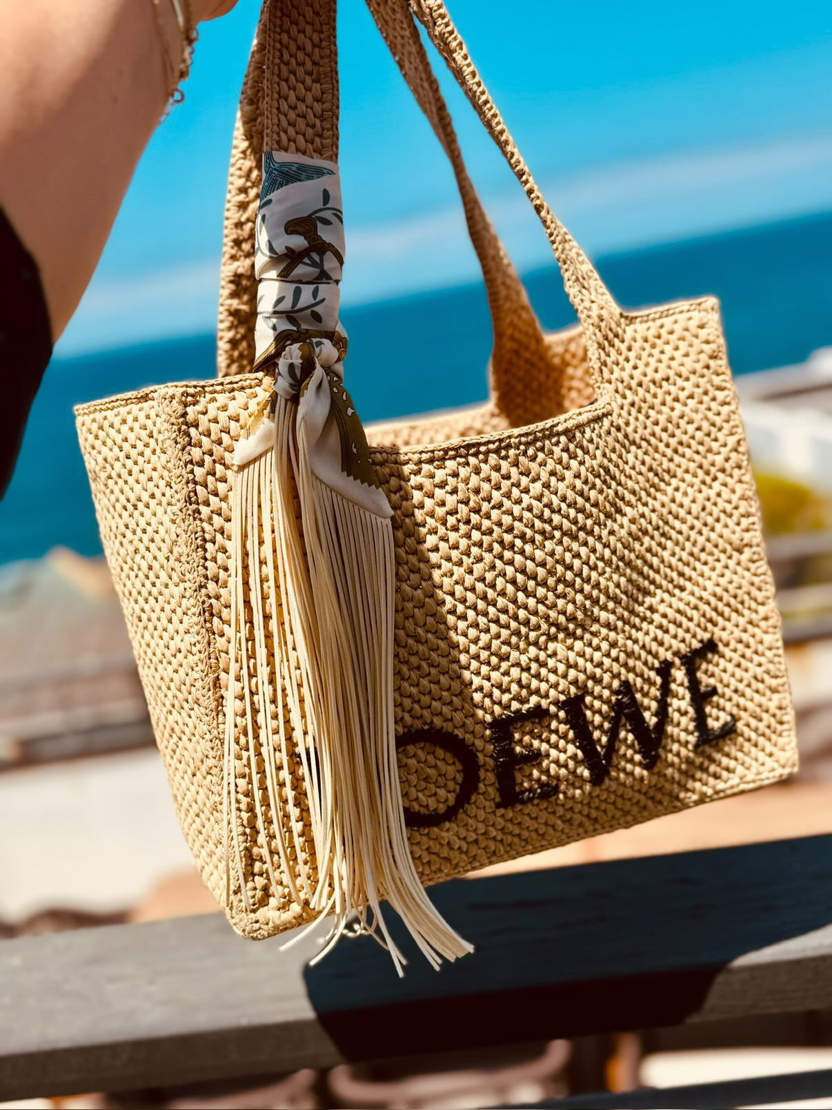 Twilly Fringe Scarf - The Marbella