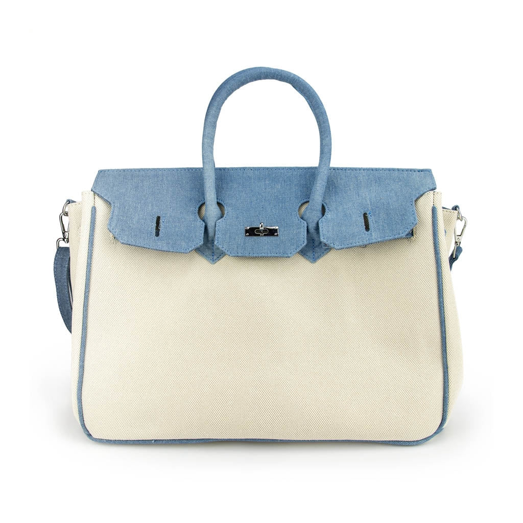 Margot Denim/Canvas Tote