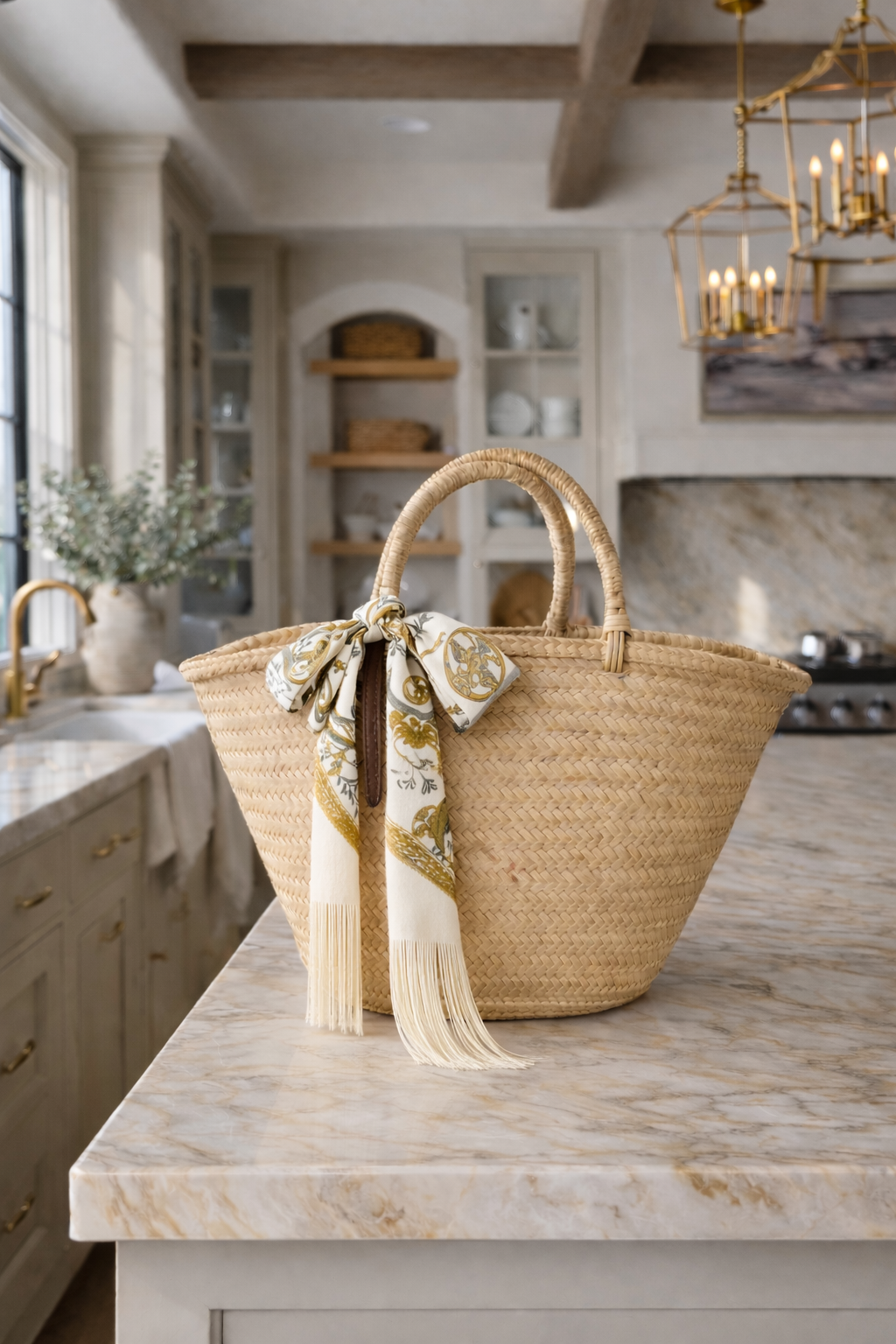 Twilly Fringe Scarf - The Marbella