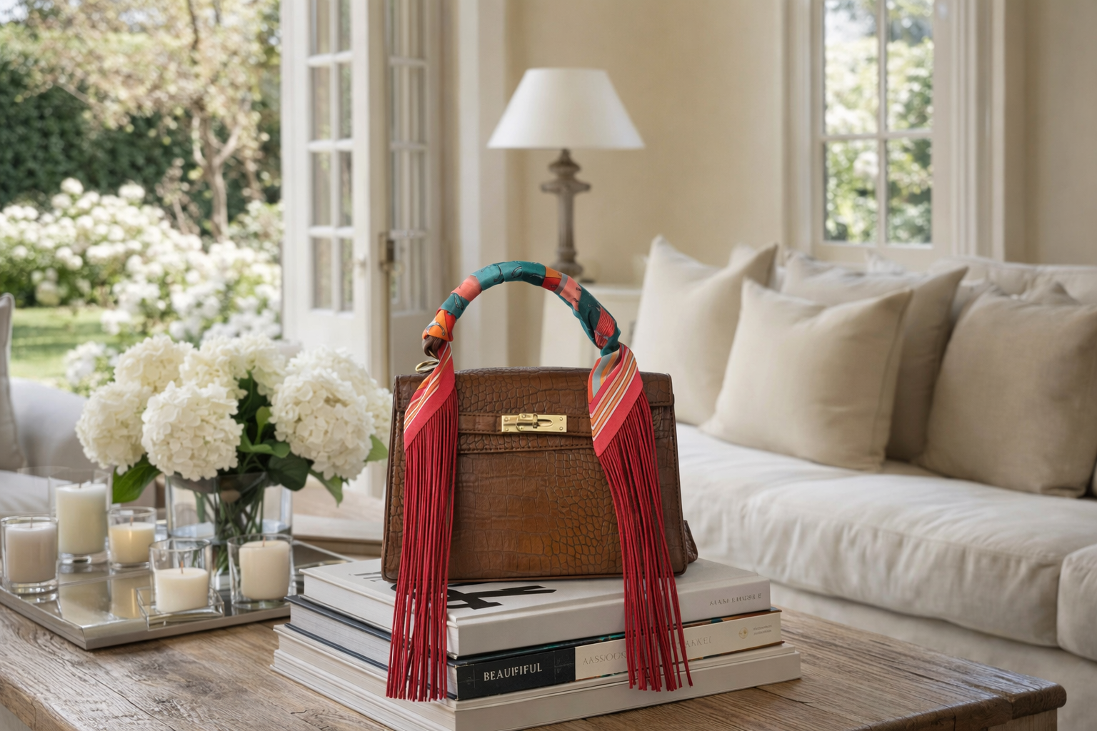 Twilly Fringe Scarf - The Eloise