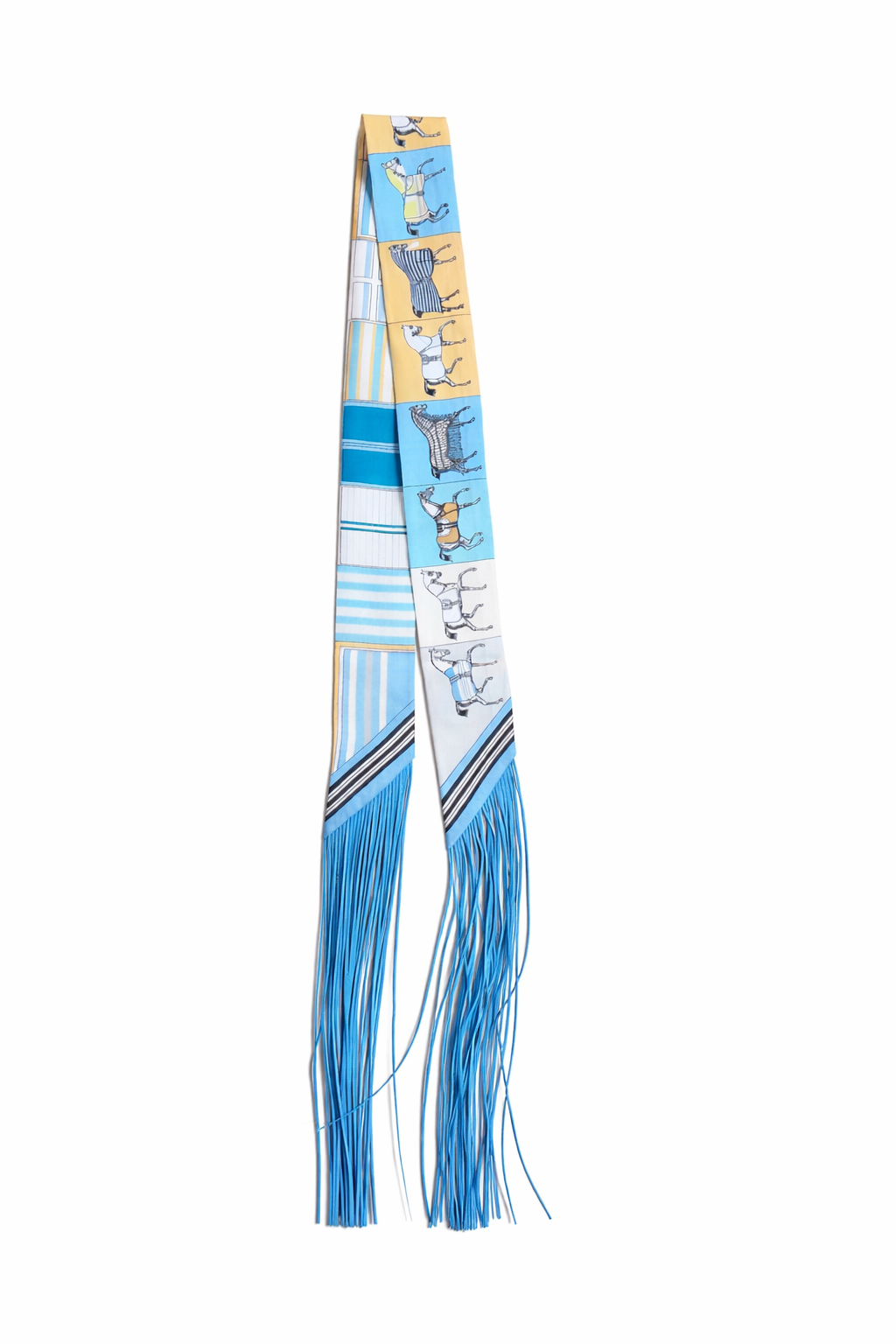 Twilly Fringe Scarf - The Amalfi Silk