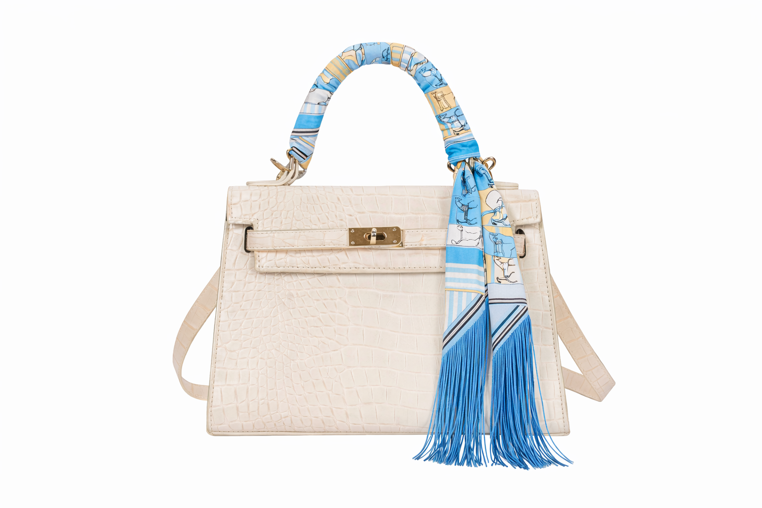 Twilly Fringe Scarf - The Amalfi Silk