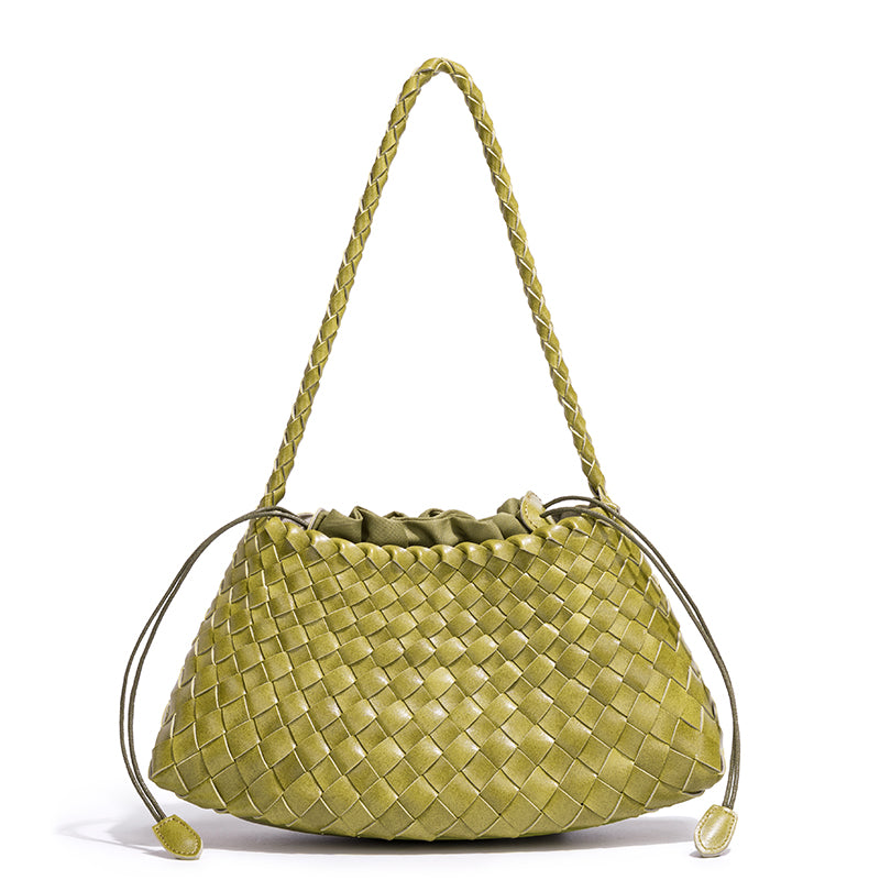 Iris Lime Woven Tote