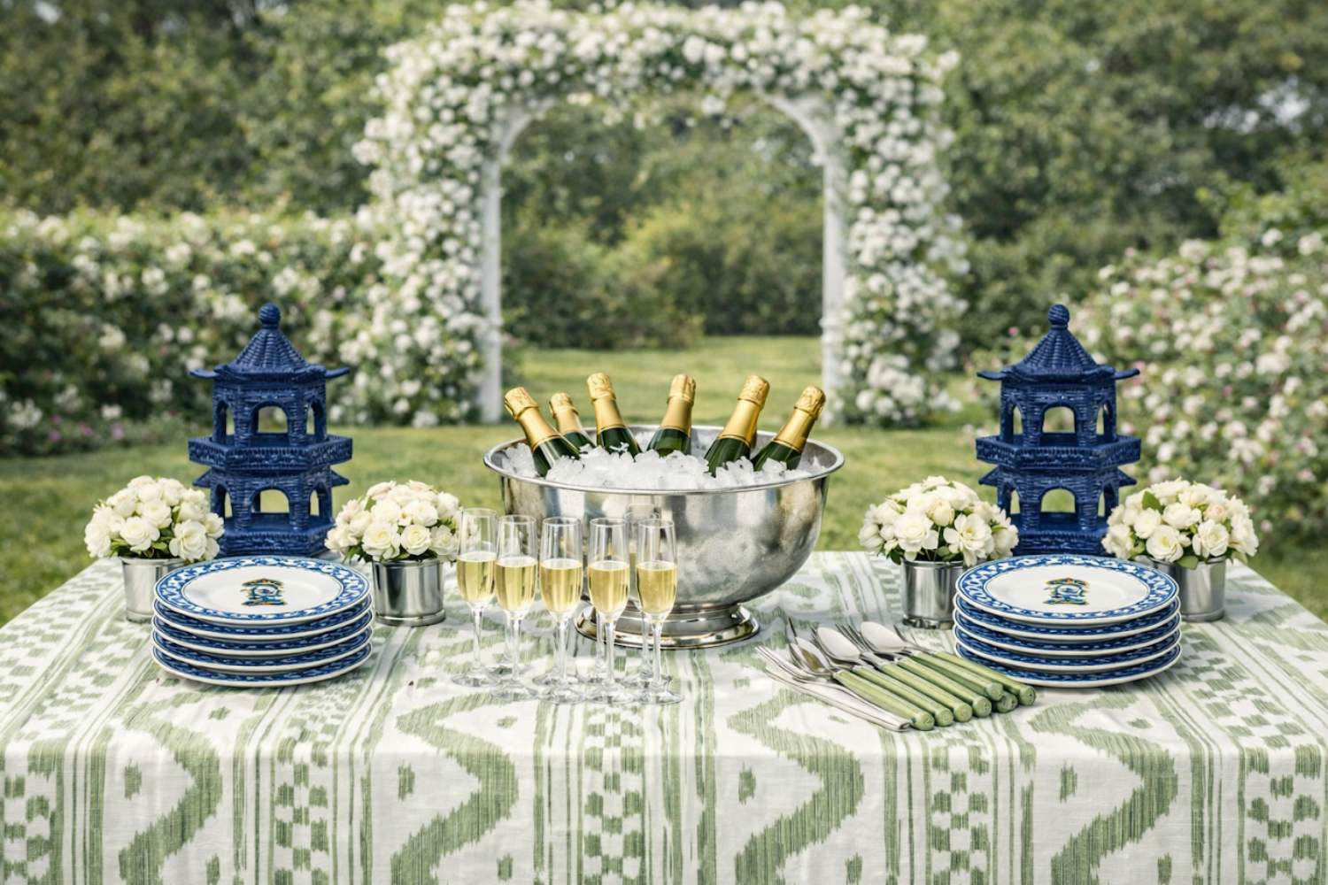 Trellis and Topiary MELAMINE DINNERWARE COLLECTION