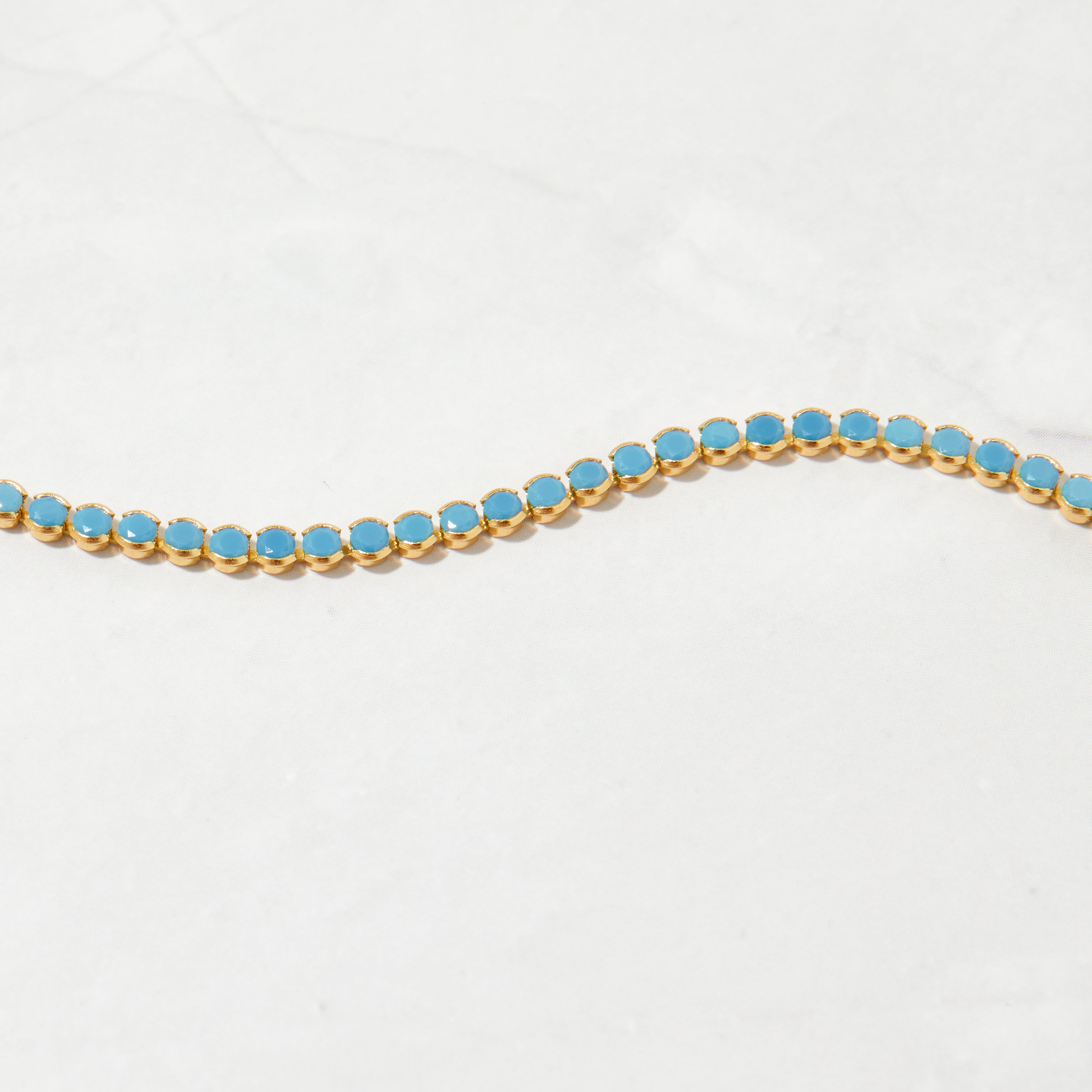 Turquoise Tennis Anklet