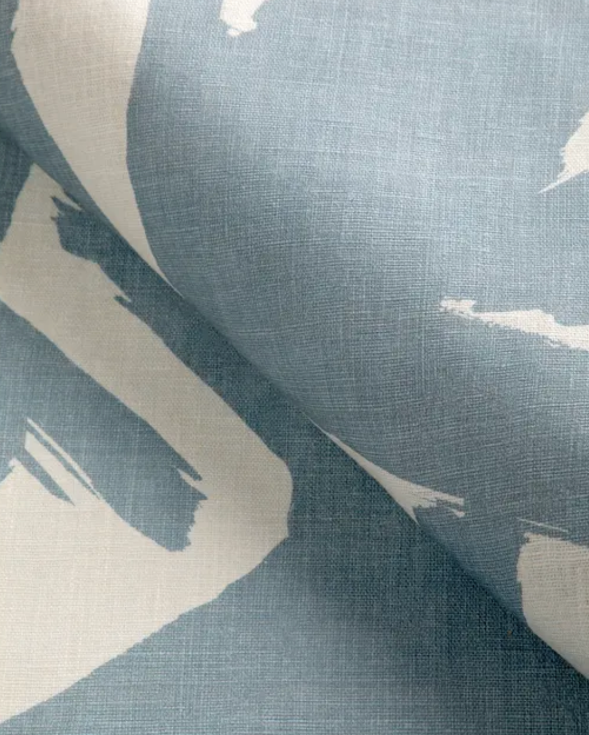 Bold Lines Linen Pillow Cover in Sky