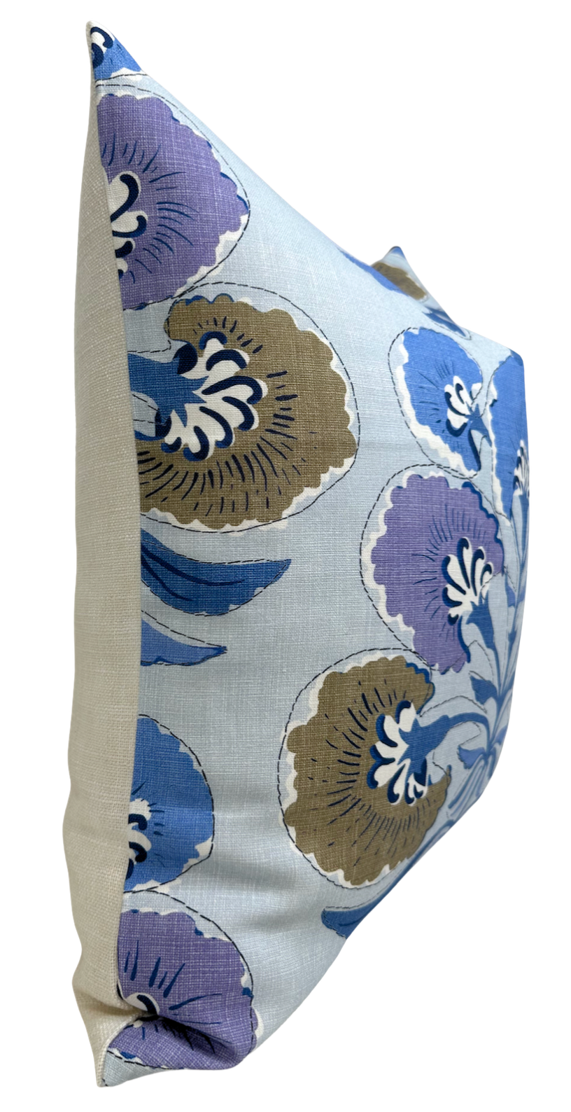 Tybee Tree Pillow Cover in Lavender and Blue, Thibaut Pillows