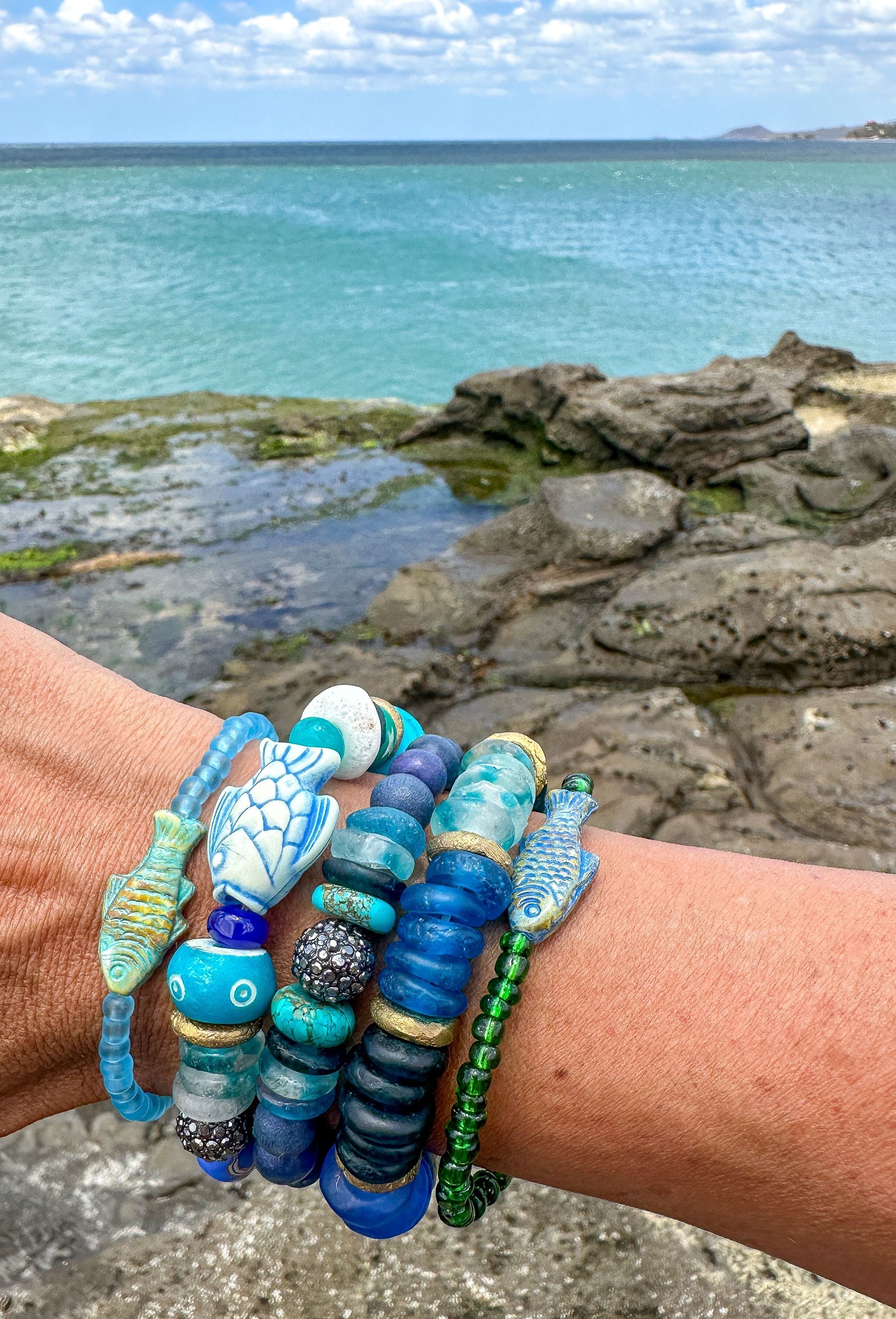 Intricate Stack Bracelet | Azul