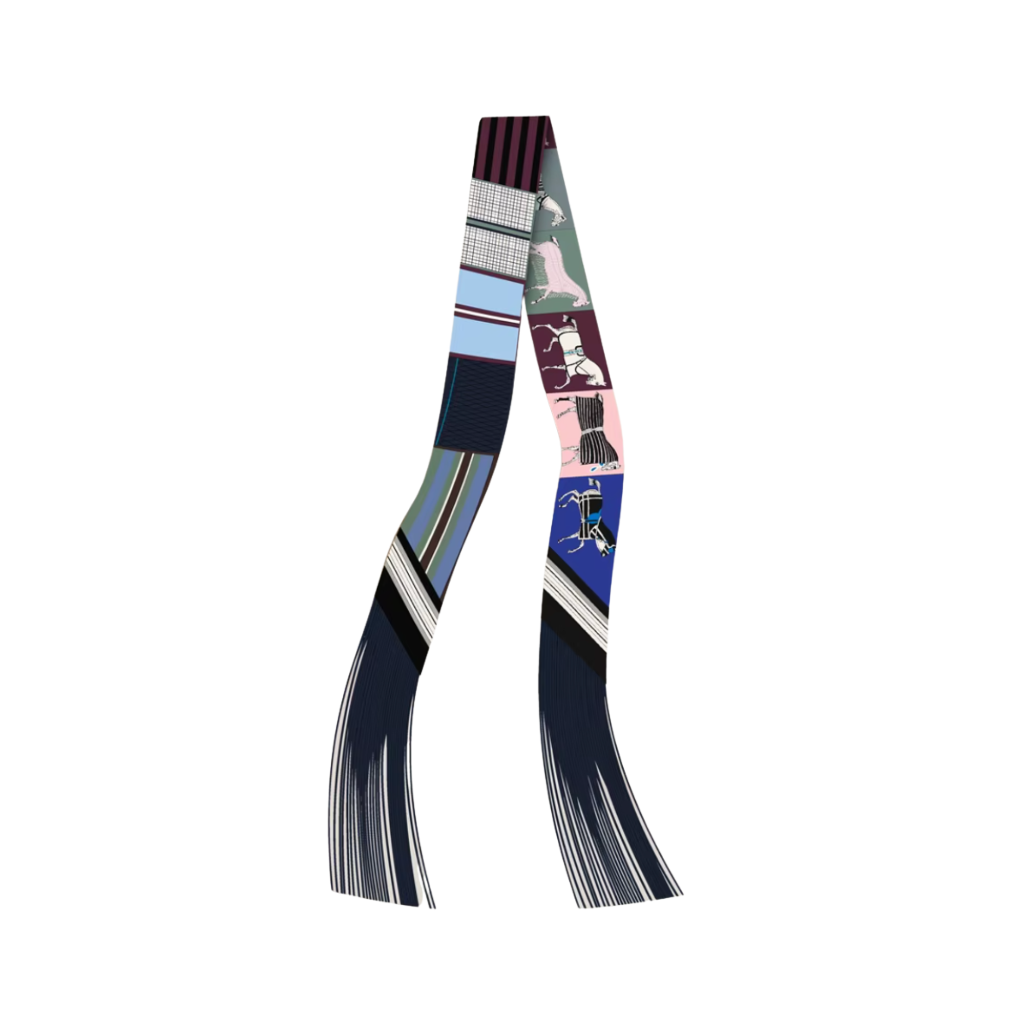 Twilly Fringe Scarf - Polo Club