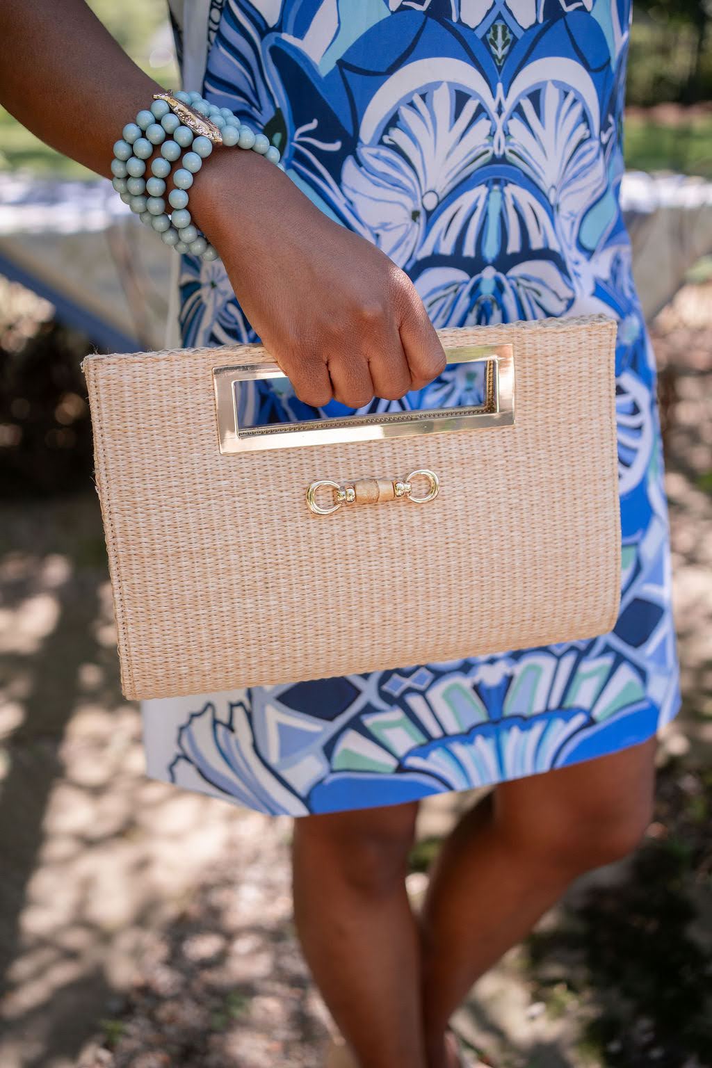 Chloe Clutch - Bamboo Toggle