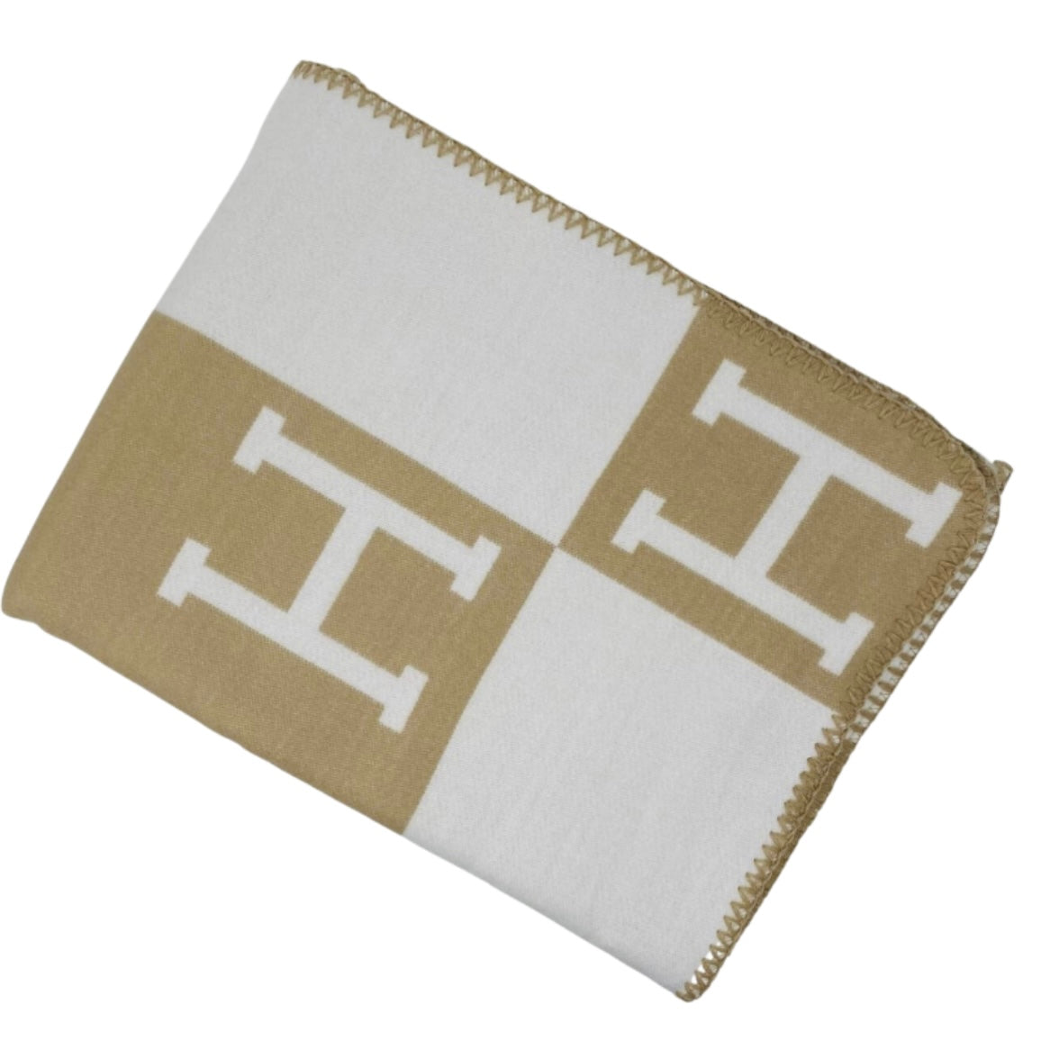 Khaki H Blanket