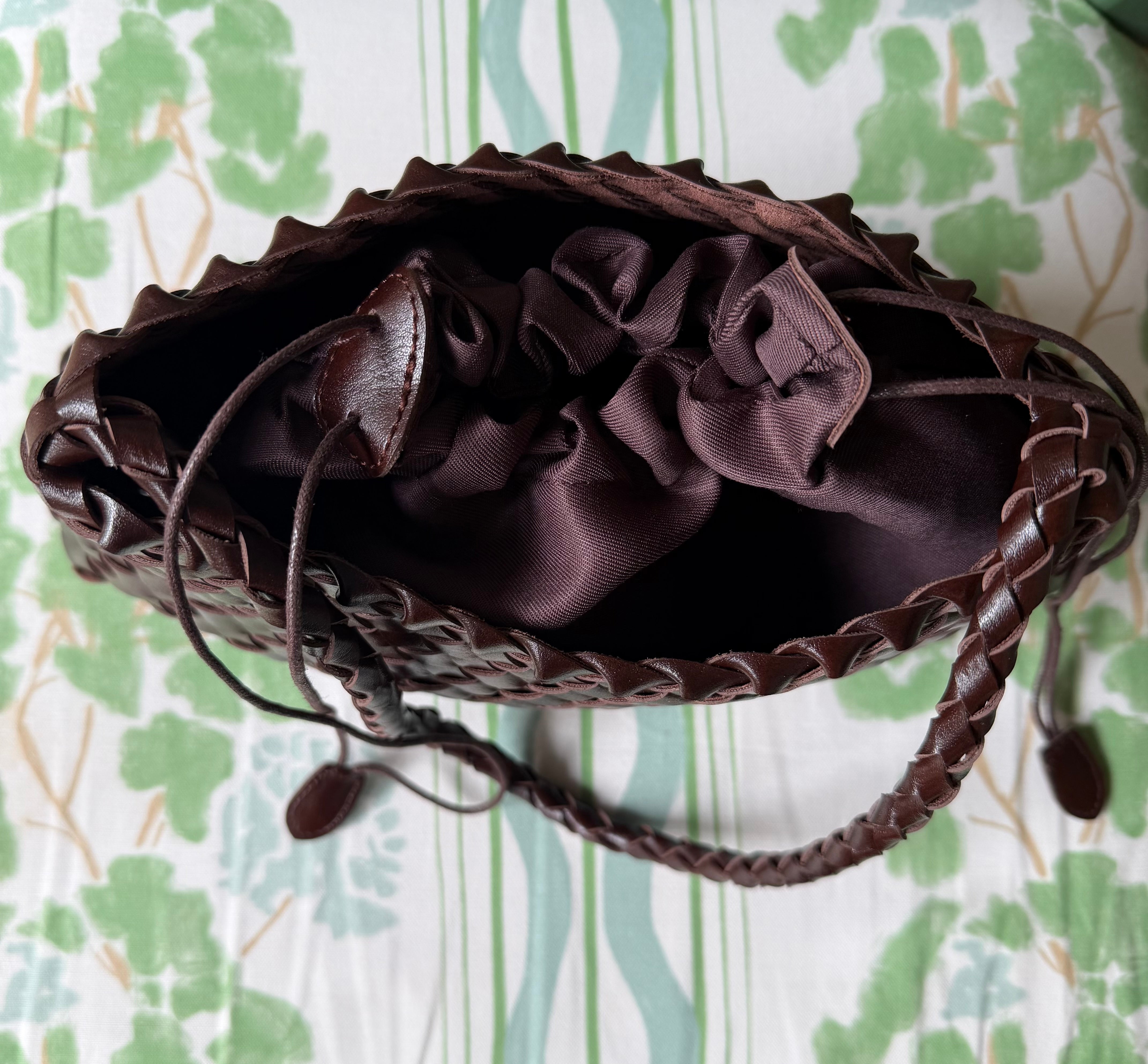 Iris Coffee Woven Tote