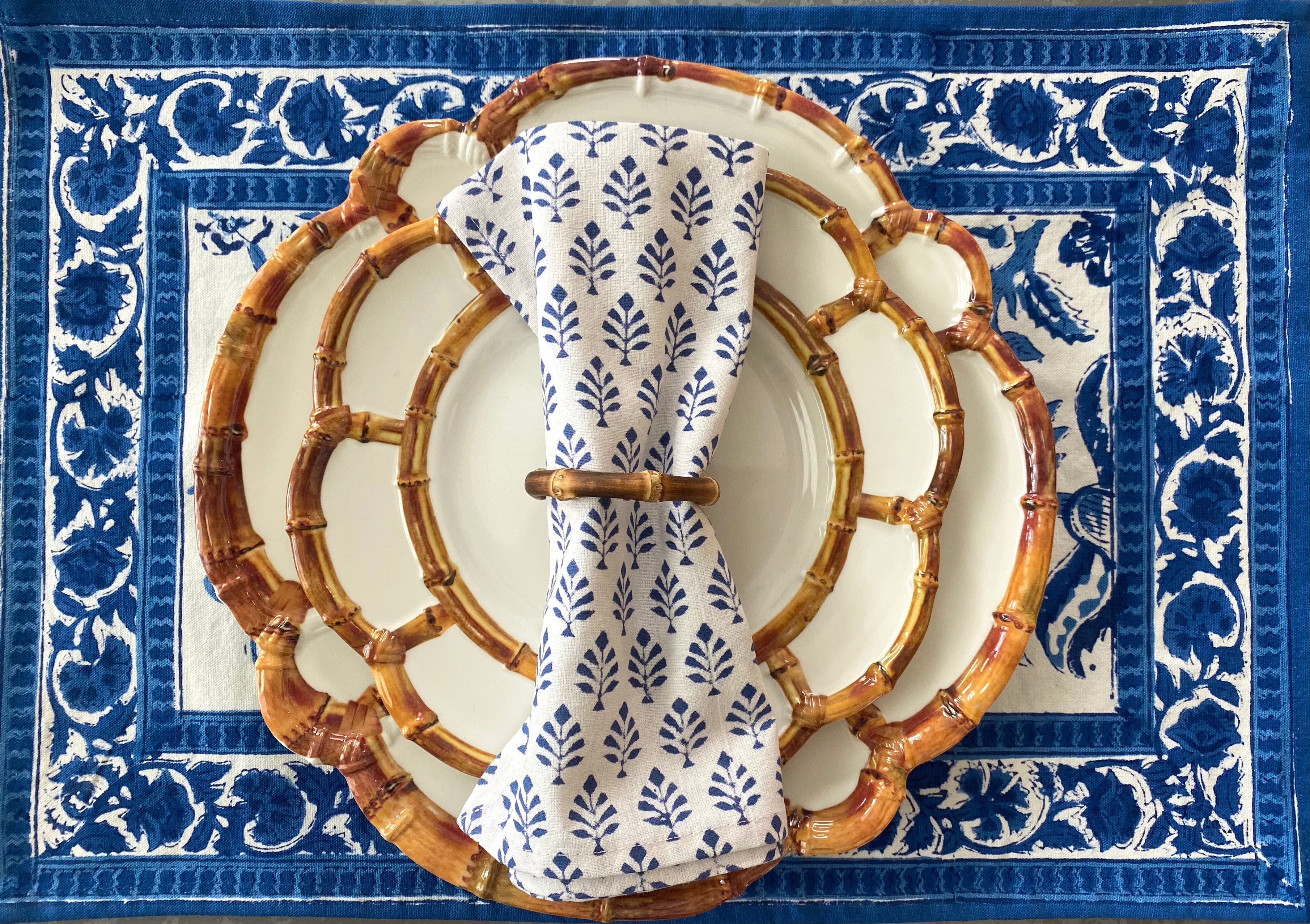 Bamboo Melamine Plates (Set of 4 - SALAD)