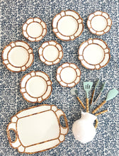 Load image into Gallery viewer, Bamboo Melamine Plates (Set of 4 - SALAD)