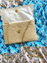 Load image into Gallery viewer, Beaded Scalloped Pearls Clutch (Made to Order)