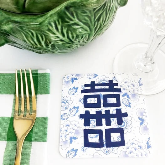 Double Happiness Coasters (Set of 24)