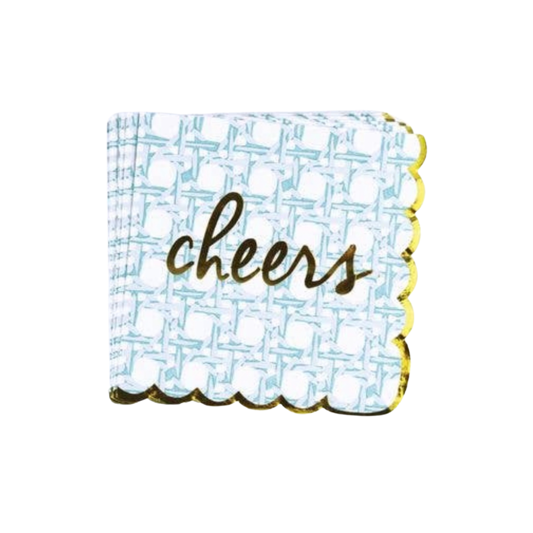 Cane Cheers Drink Napkins (Pack of 16)