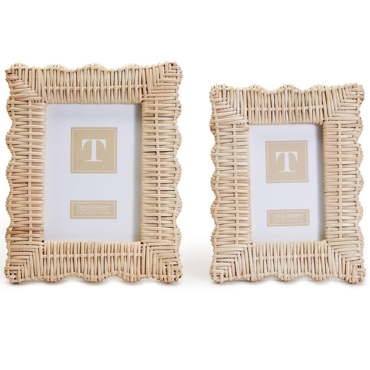 Wicker Weave Photo Frames (Two Sizes)