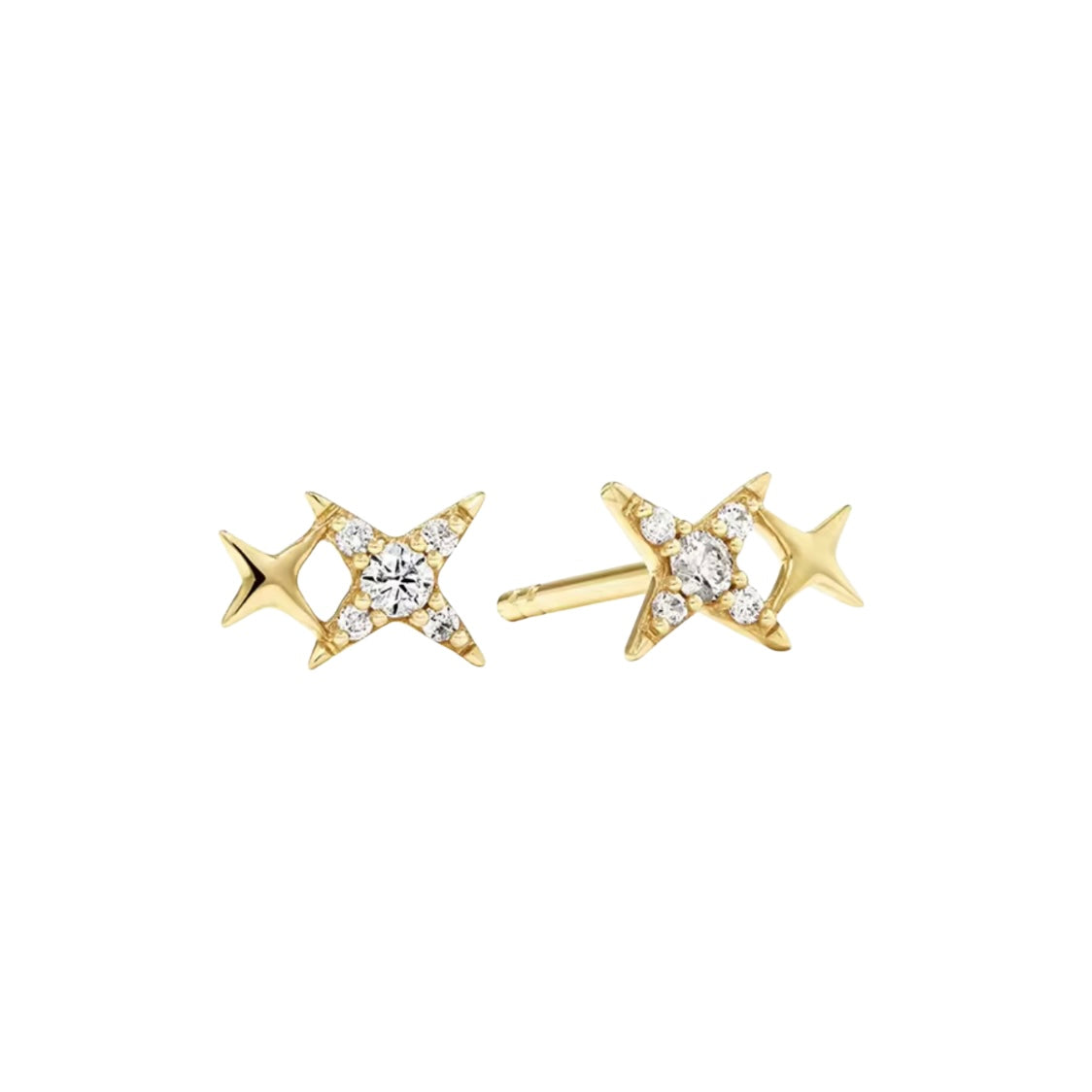 Double Star Studs (Gold)
