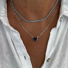 Load image into Gallery viewer, Turquoise Tennis Necklace