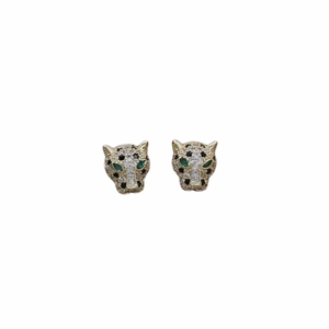 Leopard Stud Earrings