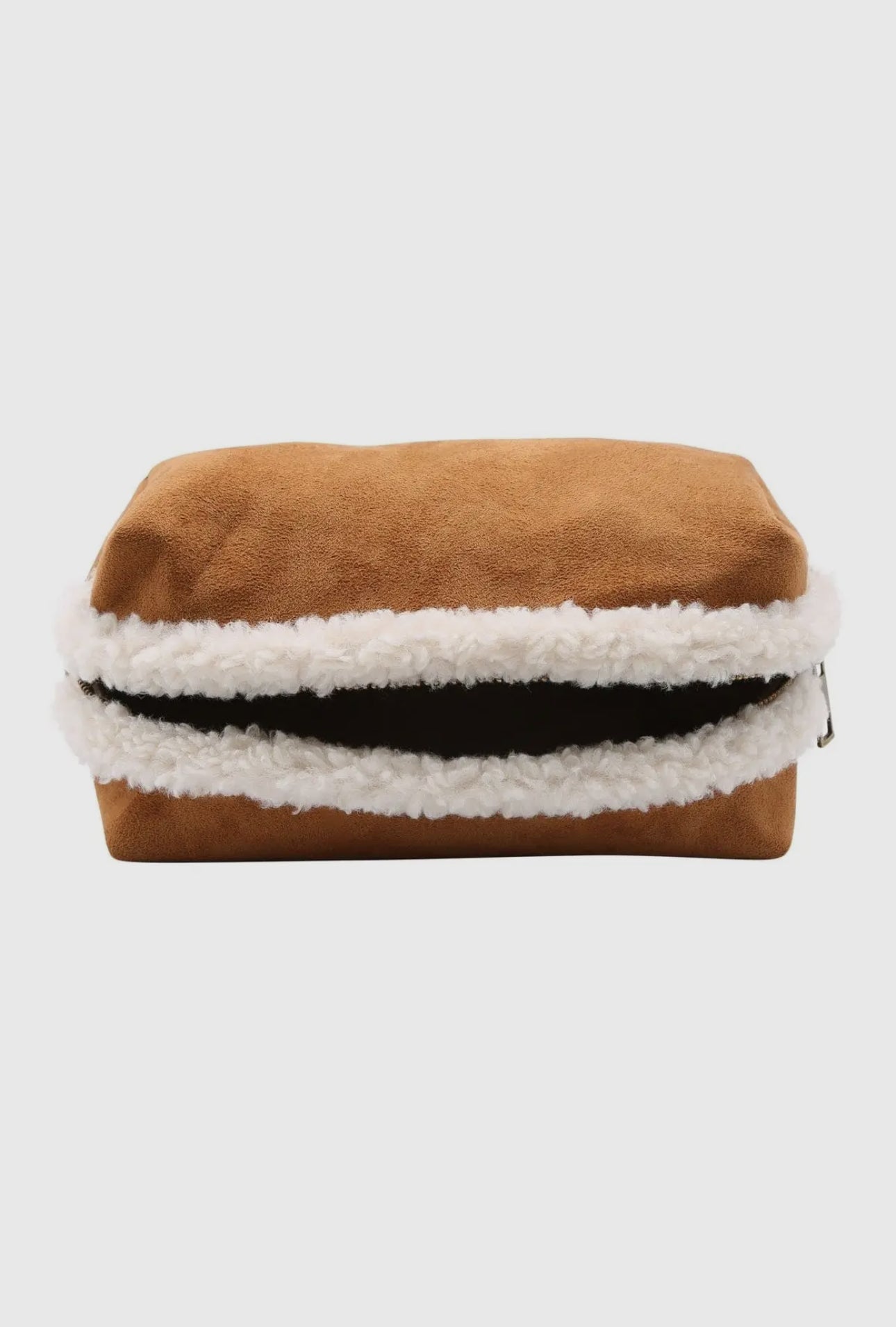 Camel Sherpa Cosmetic Pouch
